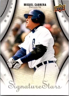 2009 Upper Deck Signature Stars Miguel Cabrera #79 • $1.50