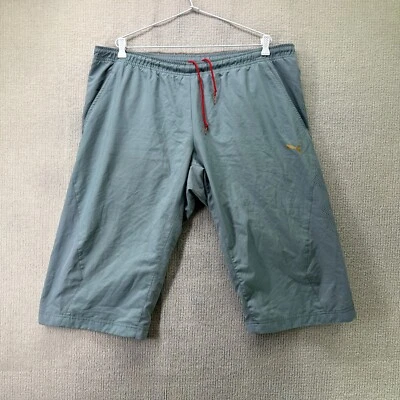 $15.95 • Buy Puma Mens Track/Sweat Shorts Size XL Blue Grey Drawstring Logo Pockets Mid-Rise