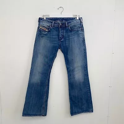 Diesel Mens Zathan Denim Jeans Bootcut Vintage Wash 008AT W32 L30 Trousers *Read • $48.08