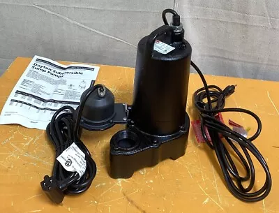 DAYTON 3BB79 Submersible Sump Pump 1/2 HP 120V AC • $110