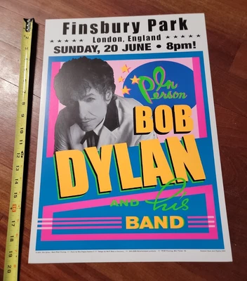 $27.93 • Buy Bob Dylan Concert Poster LONDON ENGLAND ALTERNATIVE COLOR RARE 