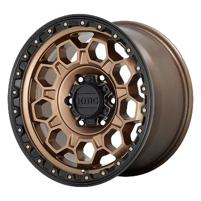 KMC Wheels Rim KM545 TREK 17x9 5x127.00 ET-12 4.53BS 71.5CB Bronze • $301