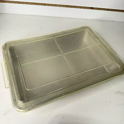 Vtg Rema Air Bake Cake Pan Double Wall Aluminum 13X9 W Clear Lid USA Lasagna HBN • $40