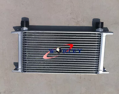 Universal Mocal Style 19 Row Engine Transmission 10-AN AN10 Oil Cooler Oilcooler • $48.93