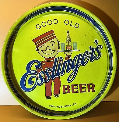 Esslinger's VINTAGE Metal Beer Tray  • $200