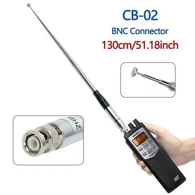 27Mhz BNC Telescopic 23/130cm Antenna For Handheld/Portable CB Walkie Talkie • $7.49