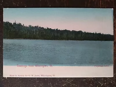 Haystack Lake Greetings From Wilmington VT - Pre WWI Rough Edges • $4