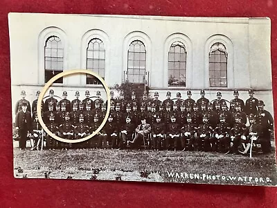 Edwardian Photo Postcard Of Watford Police Officers • £10
