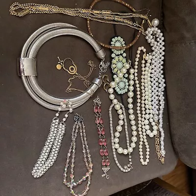 Lot Of Vintage Pearl And More Jewelry. Marvella  Monet ++ • $9.99