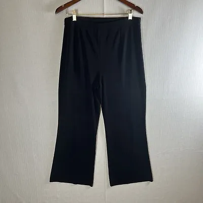 Exclusively MISOOK Womens Size Large Petite Pants Pull On High Rise Wide Leg • $29.95