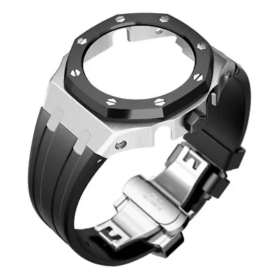 Premium 316L Stainless Steel Case + Silicone Strap AP Mod Kit For G-SHOCK GA2100 • $63.99