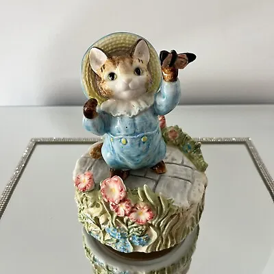 Beatrix Potter Tom Kitten Musical Box/spinner • £27.50