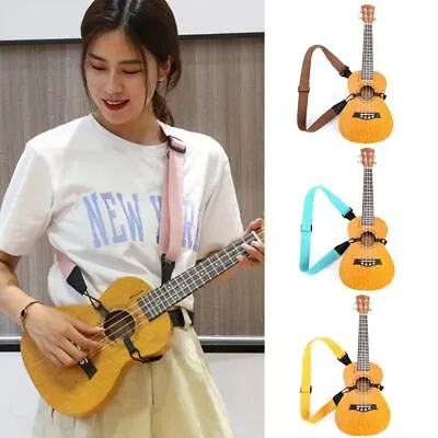 $10.46 • Buy Hook Ukulele Strap Musical Instrument Straps Guitar Accessories Adjustable Belt