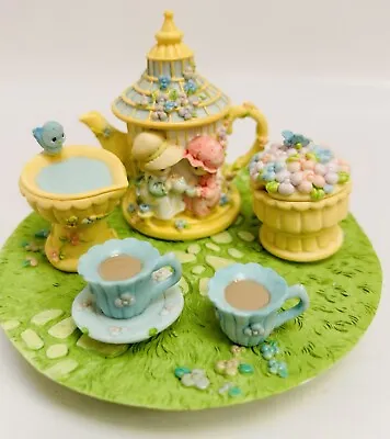 Precious Moments Tea Set By Enesco My Forever Friend Mini Tea Set 1998 • $35