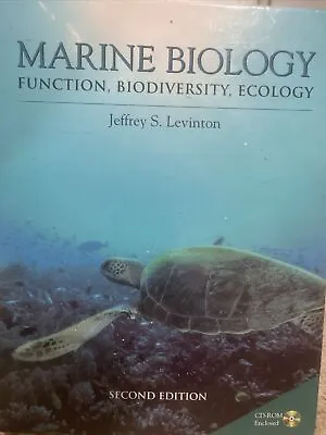 Marine Biology: Function Biodiversity Ecology By Jeffrey S. Levinton (Mixed... • £5.99
