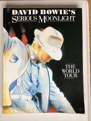 £15 • Buy David Bowie`s Serious Moonlight, The World Tour, 1984 Book