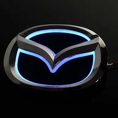 Blue 5D LED Car Tail Logo Badge Emblem Light Lamp For Mazda8 CX7 Mazda3 Mazda2 • $27.88