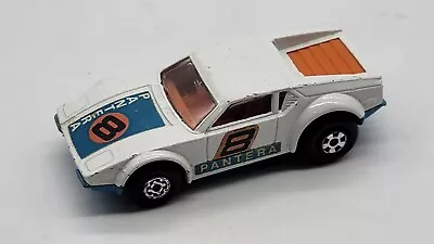 Vintage 1975 Matchbox Superfast De Tomaso Pantera No. 8 • $10.99
