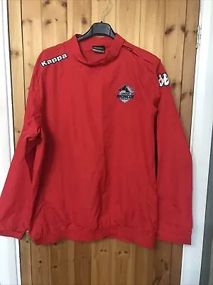 RARE London Broncos Rugby League Red Training Top Long Sleeve VGC Large • £20