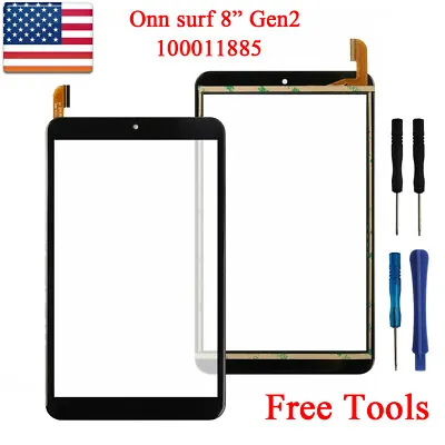 Onn Surf 8  Tablet Gen 2 100011885 2APUQW829 Touch Screen Digitizer Glass Tools • $5.99