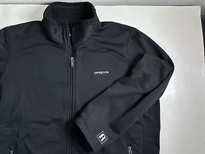 Patagonia Regulator R1 Women's XL Black Thermal Fleece Full Zip Jacket • $34.95