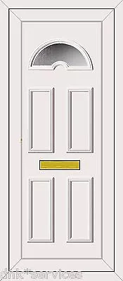 White Full Height Upvc Door Panel ( Carter Sandringham One )  Cut To Size Free • £185