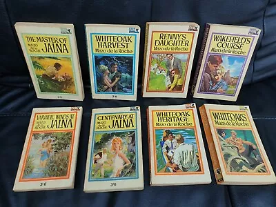 Mazo De La Roche 1960s Vintage Pan Paperbacks X8 Whiteoaks Master Of Jalina • £20