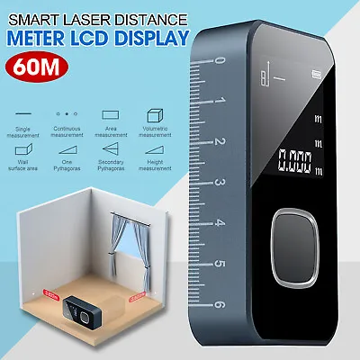 60m Mini LCD Digital Laser Distance Meter Rangefinder Measure Range Finder Tool • $28.37