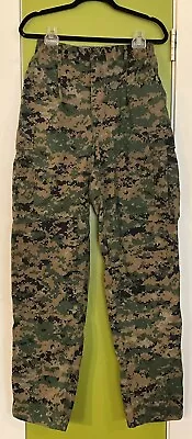 USMC Marine Corps Woodland Digital MARPAT Trousers Pants MCCUU Medium Long • $39