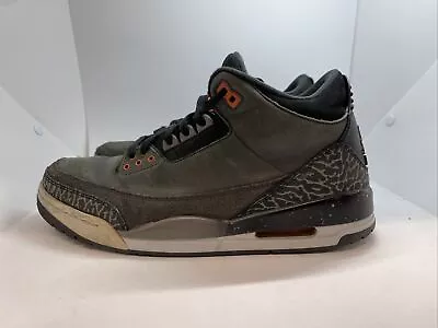 $255 • Buy JORDAN III 3 -2013 Fear Pack Cement Grey Black Orange Size 10.5