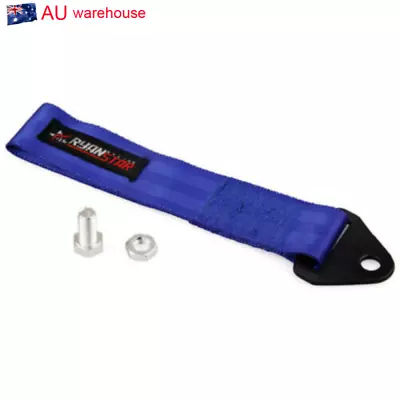 $15.39 • Buy Universal Tow Strap Blue CAMS COMPLIANT Hook Point JDM Track Race Fits HONDA WRX