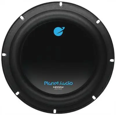 Planet Audio AC8D 8 Inch 1200 Watts 4 Ohm Dual Voice Coil Car Audio Subwoofer  • $40.99