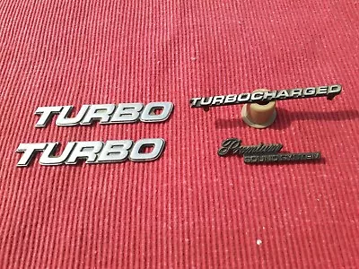 1979 Mustang Cobra Turbo Charged Hood Dash Emblem Script Ornament • $10