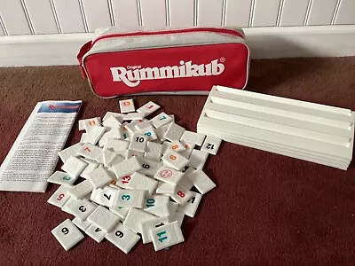 Sale~rummikub~complete Original Game~full Size Rack 106 Tiles Durable Red Case • $18.99