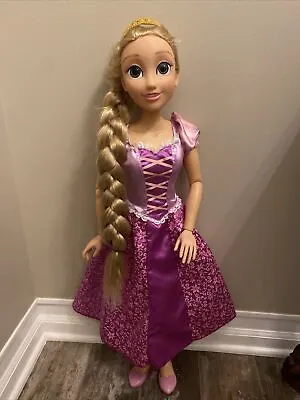 33” Fairytale Friend Doll Disney Princess RAPUNZEL My SIZE Long Hair Tangled • $48.77