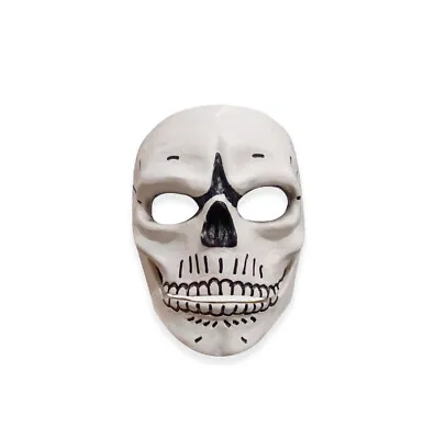 Halloween Skull Mask White Day Of The Dead Spectre James Fancy Costume Bond Gift • £23.99