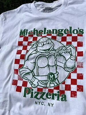 Authentic Teenage Mutant Ninja Turtles Michelangelo's Pizzeria NYC T-Shirt • $22.99