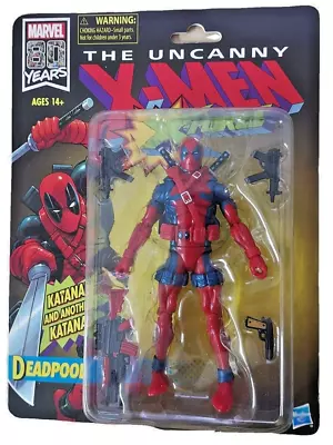 Deadpool Action Figure Marvel Legends Retro Spider-man Series 6-inch New 2023 • £29.99