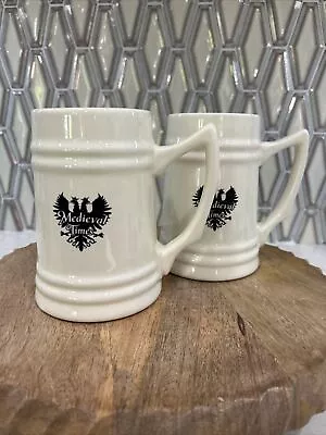 Medieval Times Beer Steins • Set Of 2 • Souvenir Mug • $19.99