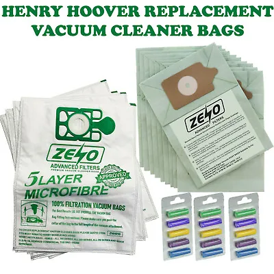 £11.95 • Buy Vacuum Cleaner Bags For Numatic Henry Hoover Hetty James Cleaner Hoover Bags