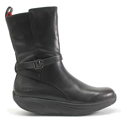 MBT Womens Boots Manchester 2 Casual Zip Up Ankle Outdoor Leather • $260.89