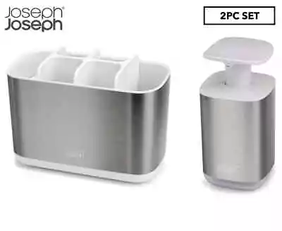 Joseph Joseph Caddy & Soap Dispenser 2-Piece Bathroom Set AU Free Shipping • $44.99