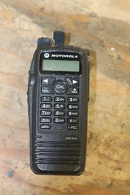 Motorola XPR6550 TWO WAY Radio AAH55QDH9LA1AN • $150