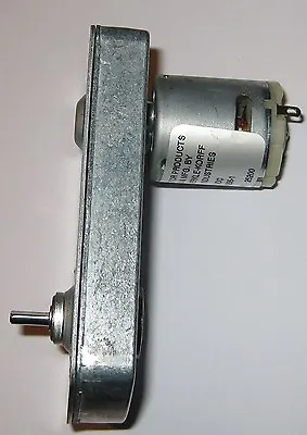 160 RPM Heavy Duty Merkle Korff 12 V DC Metal Gearhead Motor - 4 Mm D-Shaft • $22.95