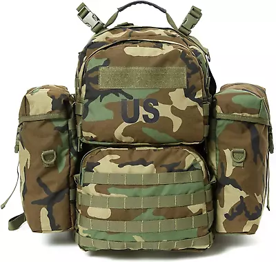 Military Backpack Army Rucksack For Men MOLLE 2 Medium Assault Pack With Extern • $203.29