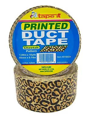 24 Rolls Of Cheetah Print Duct Tape - 1.89  X 10 Yds - 10 Mil • $80