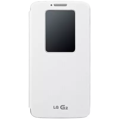 LG QuickWindow Folio Case For LG G2 Sprint/Virgin Mobile/AT&T - White • $8.49