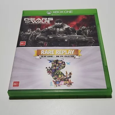 Gears Of War Ultimate Edition & Rare Replay 2x Disc Set Xbox Game One Series X S • $19.95