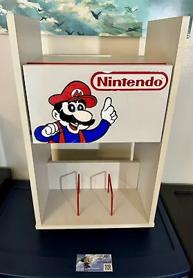 Vintage Nintendo Mario Video Game Rolling Storage Cart 1989 • $449.99