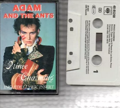 ADAM AND THE ANTS - Prince Charming - Cassette Tape Album • £2.99